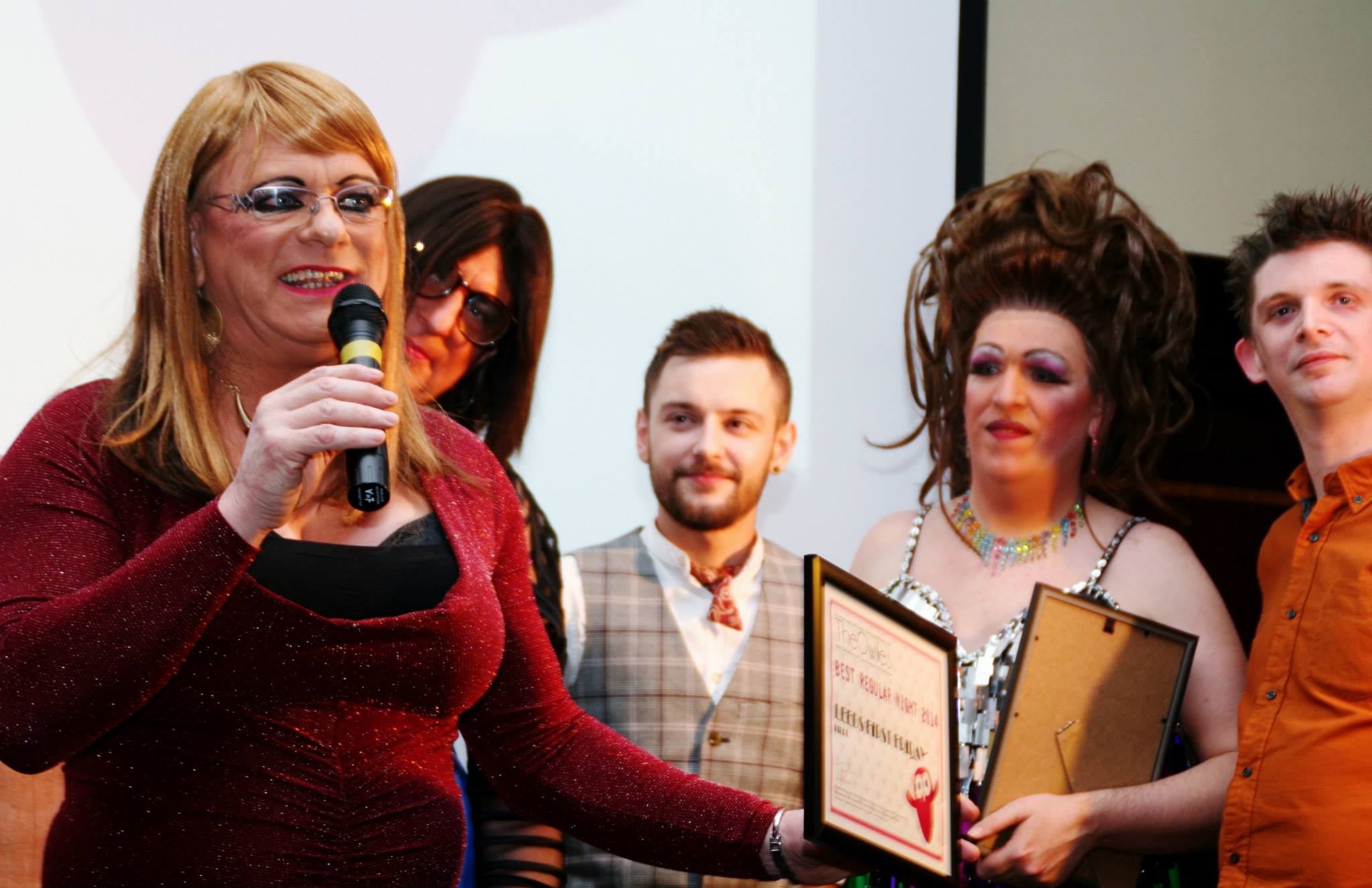 LFF wins Best Regular Night at the Owlies, 2014
