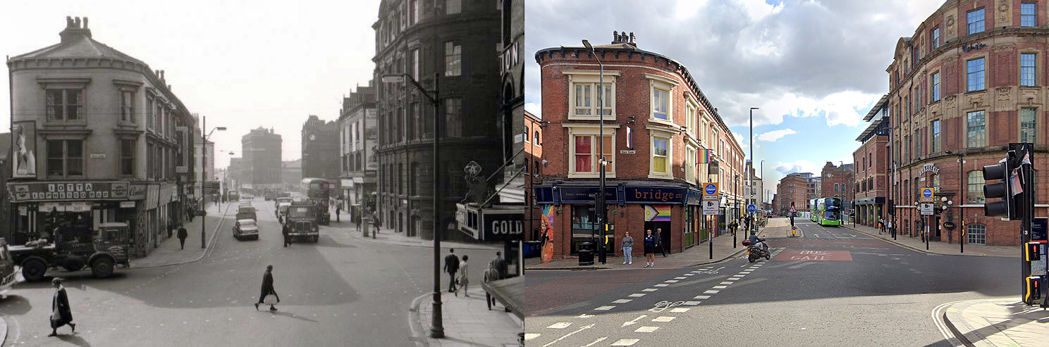The Bridge Bar, then and now