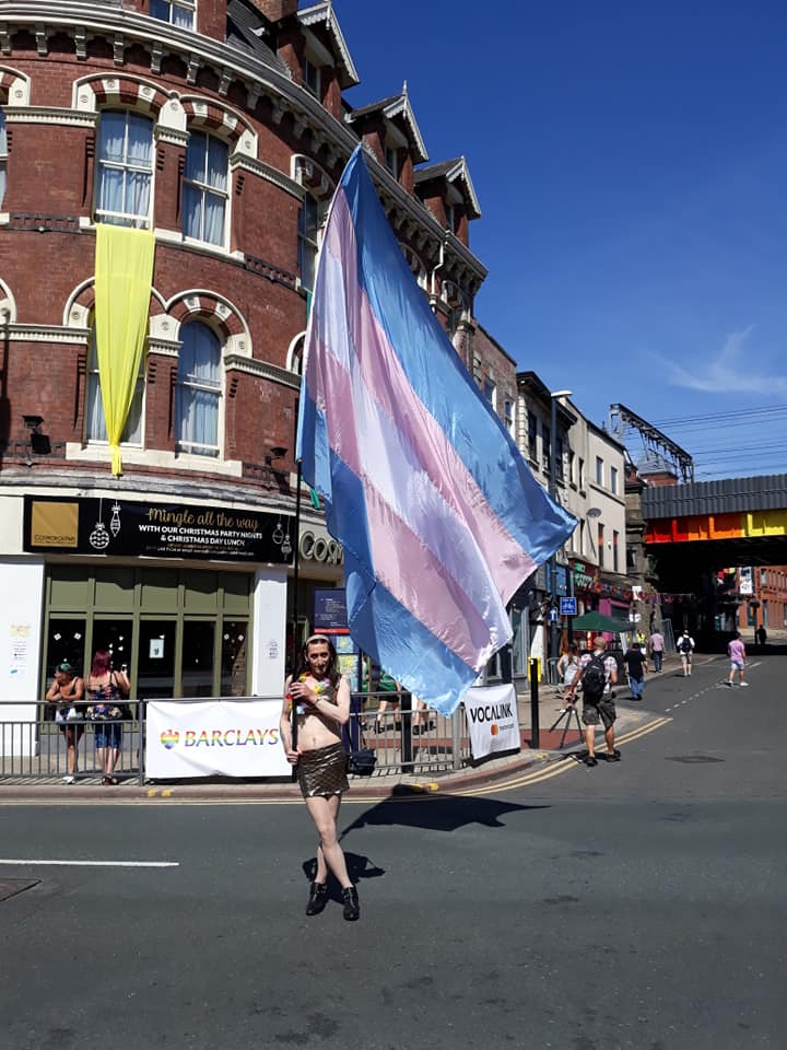 Janie at Leeds Pride 2018
