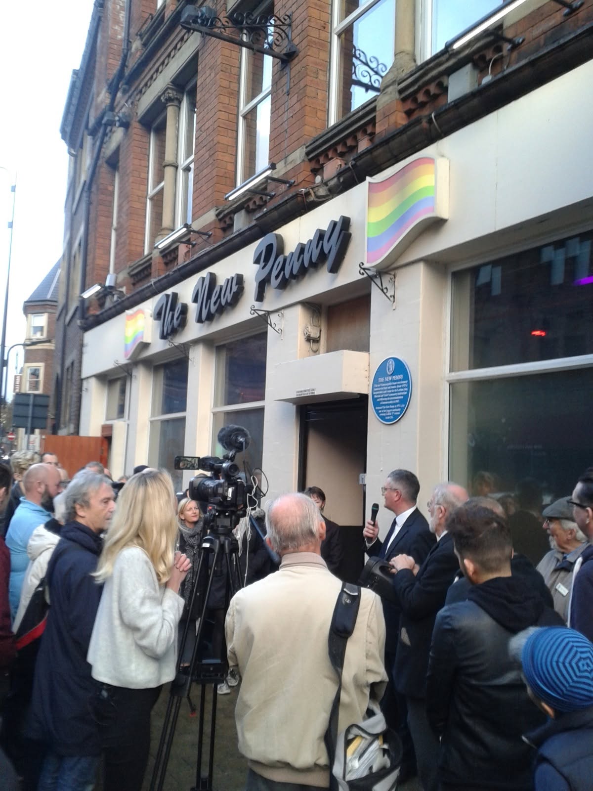 The New Penny blue plaque unveiling, 2016