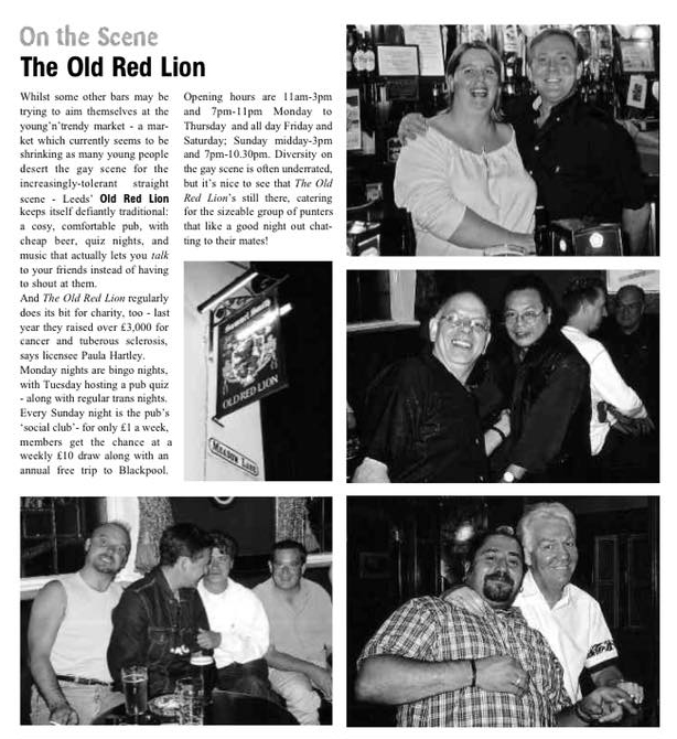Magazine feature on The Old Red Lion