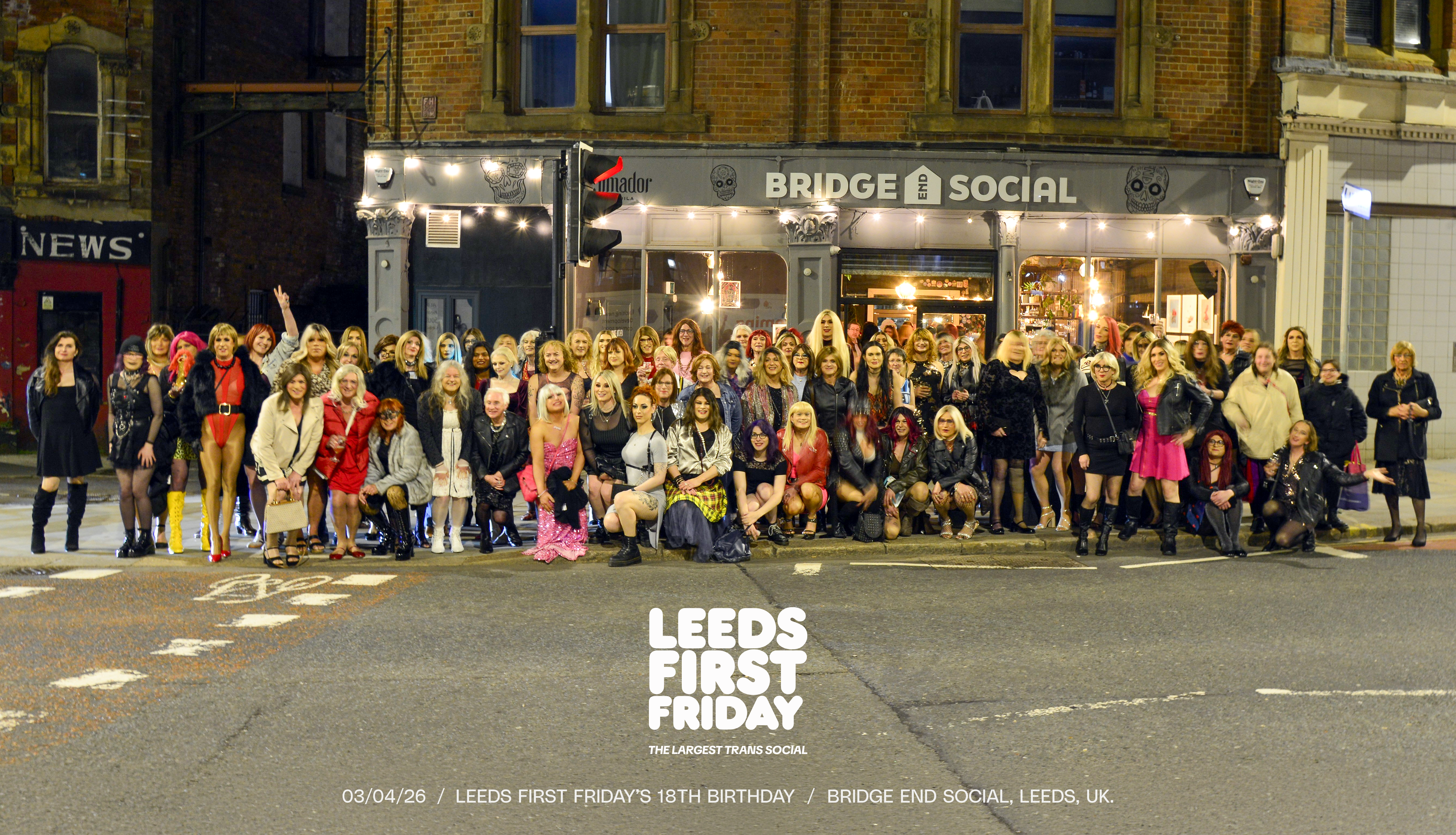 Leeds First Friday — 18th Birthday Group Photo